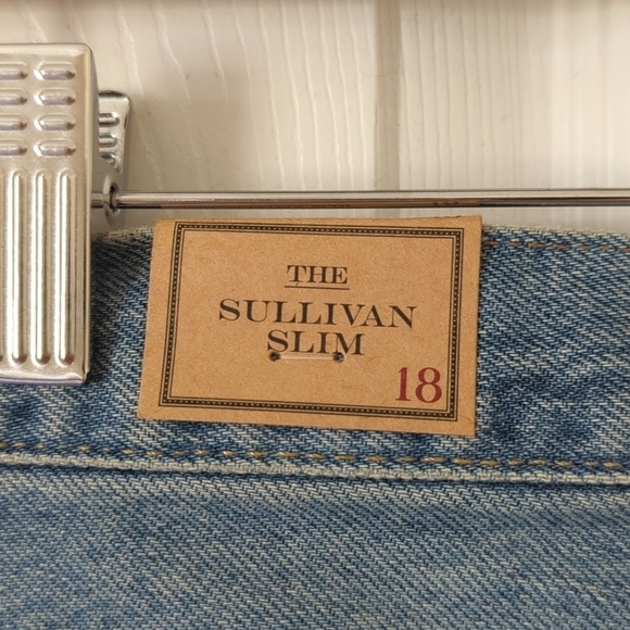 Polo Ralph Lauren The Sullivan Slim Classic Medium Wash Raw Hem Jean Shorts 18 - Picture 12 of 12